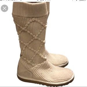 COPY - Ugg Argyle Sweater boots